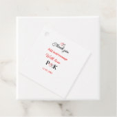 愛を込めて 新婦名 新郎名 さんへ ありがとう フェイバータグ (インサイチュ)