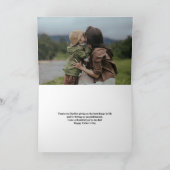 愛を込めて | 父の日カスタム写真 サンキューカード (内部)