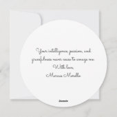 愛を込めて 自分の写真とメッセージを追加して シーズンカード (裏面)