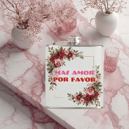 愛を込めて Más Amor Por Favor ローズフレーム フラスク