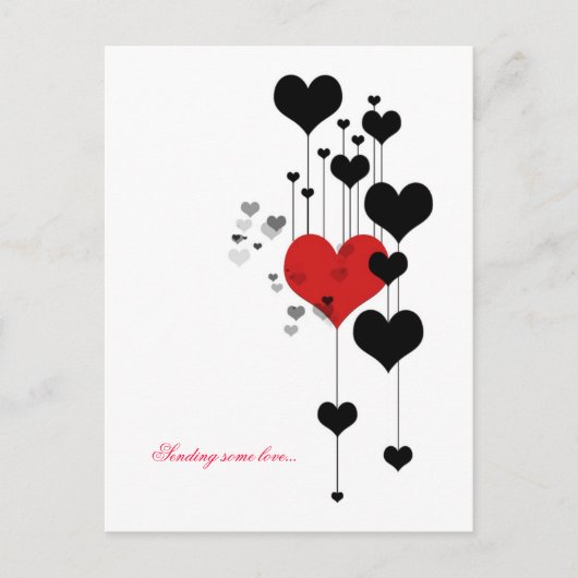 愛を送っている… ポストカード (正面)