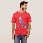 愛を送る女の子 Tシャツ (正面フル)