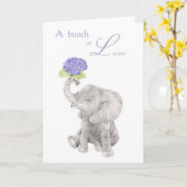 愛を送る カード (黄色い花)