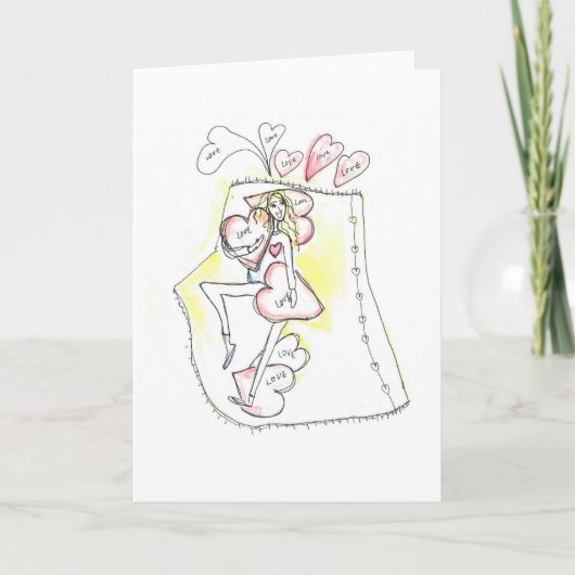 愛を送る カード (正面)