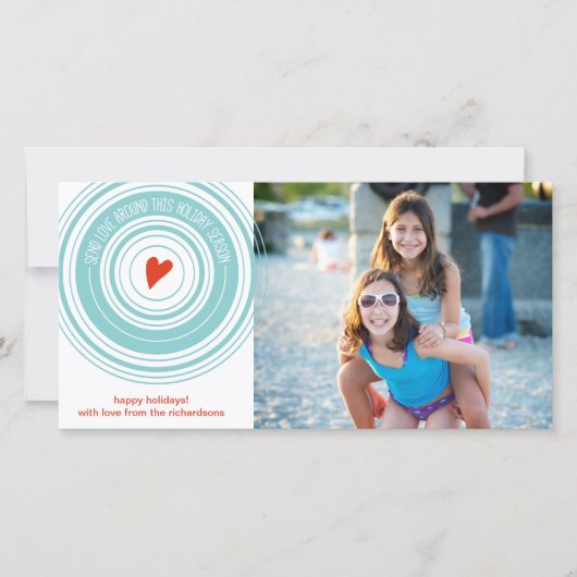 愛を送信のまわりに シーズンカード (正面)