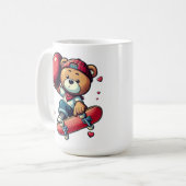 愛を送信 コーヒーマグカップ (正面左)