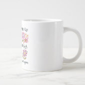 愛を選べば、憎しみと恐怖を超えられる。励ましのギフト ジャンボコーヒーマグカップ (右)
