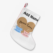 愛を醸造！コーヒーマグ スモールクリスマスストッキング (正面 (吊り時))