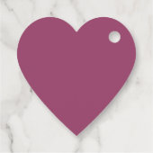 愛を錨とするソウルのピーコック結婚式のギフトタグ フェイバータグ (裏面)