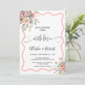 愛を降らせよう カップルシャワーの招待状 招待状 (スタンド正面)