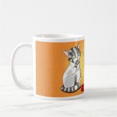 愛を食べ物を与えて下さい コーヒーマグカップ (左)