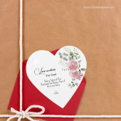 愛を魂にアンカーする芍薬のウェディングフェアタグ フェイバータグ