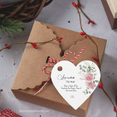 愛を魂にアンカーする芍薬のウェディングフェアタグ フェイバータグ