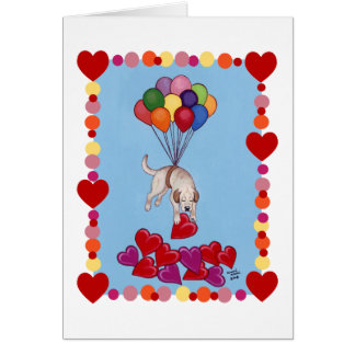 愛を(組み立てられる)集める黄色いラブラドール