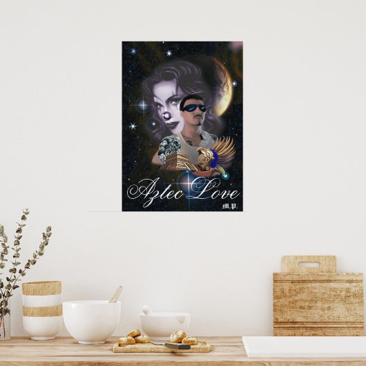 愛アステカ ポスター (キッチン)