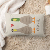 愛アヒル ランバークッション (ブランケット)