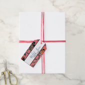 愛アンティークレースラベル付ギフト名前をカスタムする ギフトタグ (より糸付き)