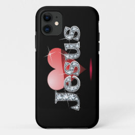 愛イエスフェイク-"ダイヤきらきら光るモンド" iPhone 11 ケース