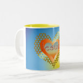 愛イエス・キリスト ツートーンマグカップ (正面左)