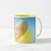 愛イエス・キリスト ツートーンマグカップ (正面右)