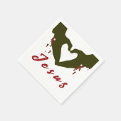 愛イエス スタンダードカクテルナプキン (角)