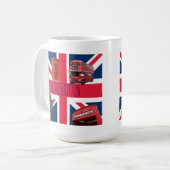 愛イギリスのマグ コーヒーマグカップ (正面左)