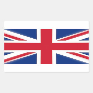 愛イギリス 長方形シール