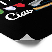 愛イタリアと全イタリアン文化のお土産 ポスター (角)