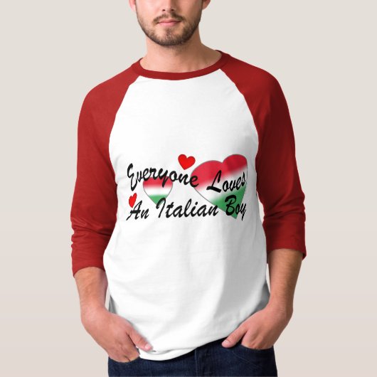 愛イタリアンな男の子I Tシャツ (正面)