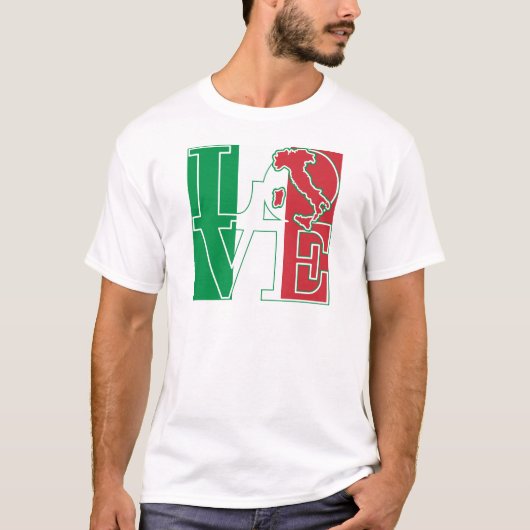 愛イタリアンスタイル Tシャツ (正面)