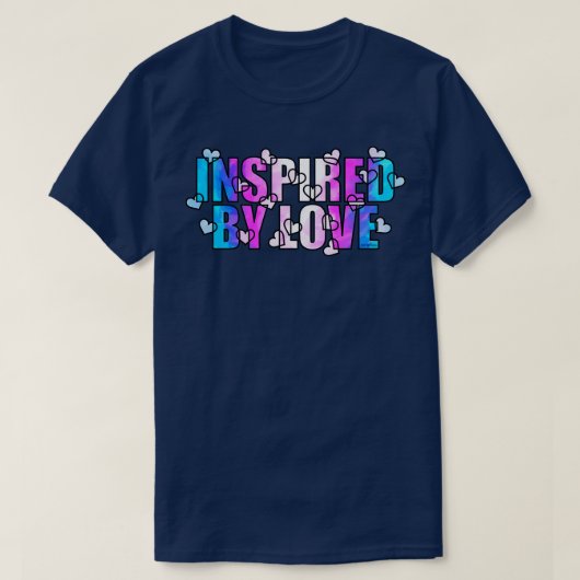 愛インスパイアによる Tシャツ (デザイン正面)