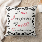 愛インスパイア心は耐える クッション (ブランケット)