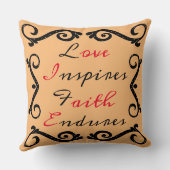 愛インスパイア心は耐える クッション (裏面)