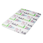 愛イースター – イースターバニー – イースターエッグ バスマット (アングル)