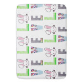 愛イースター – イースターバニー – イースターエッグ バスマット (正面縦)