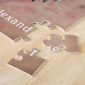 愛エキゾチック爬虫類Iguanaペットの写真パーソナライズ ジグソーパズル (側面)