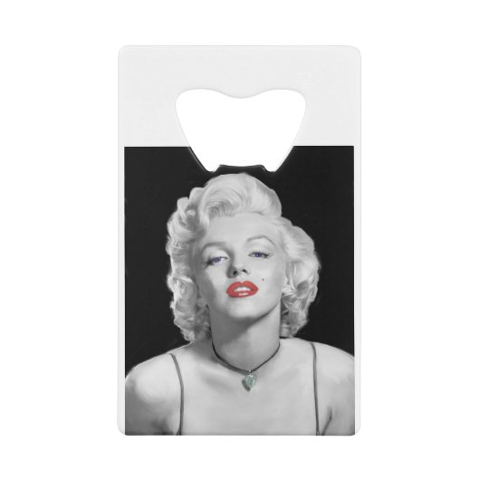 愛エメラルドHeart.tifのMIC01BWRD-V3一見 クレジットカード栓抜き (正面)