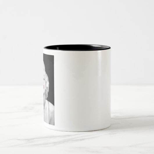 愛エメラルドHeart.tifのMIC01BWRD-V3一見 ツートーンマグカップ (中央)