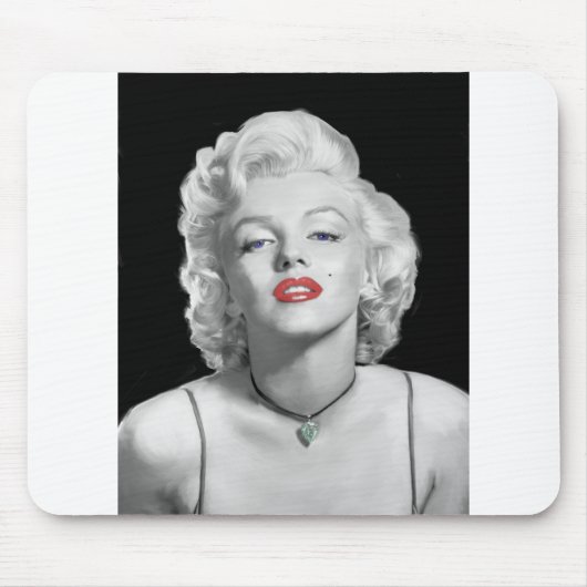 愛エメラルドHeart.tifのMIC01BWRD-V3一見 マウスパッド (正面)