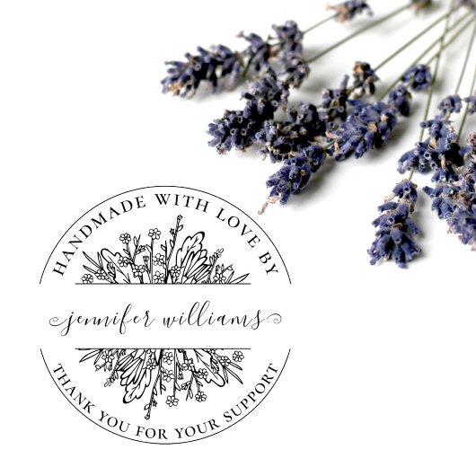 愛エレガントお洒落で手作りのフローラ脚本 ラバースタンプ