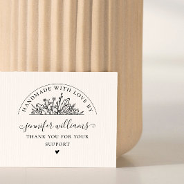 愛エレガントお洒落で手作りのフローラ脚本 ラバースタンプ