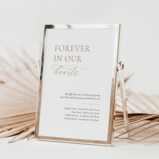 愛エレガントするメモリの結婚テーブル記号 ポスター