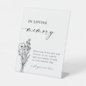 愛エレガントする記憶の結婚徴候で 台座サイン (正面)