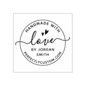 愛エレガントで作った手作り ラバースタンプ (インプリント)