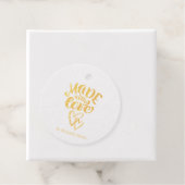 愛エレガントで作られたカスタマイズ可能な書道 フェイバータグ (箱)