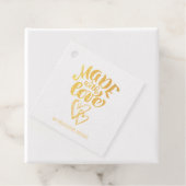 愛エレガントで作られたカスタマイズ可能な書道 フェイバータグ (箱)