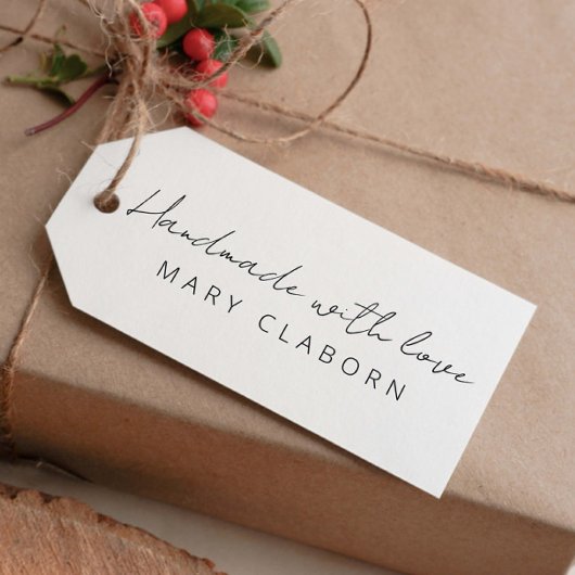 愛エレガントで手作りの手書き名前をカスタムする ラバースタンプ