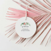 愛エレガントで手作りの水彩フローラ フェイバータグ