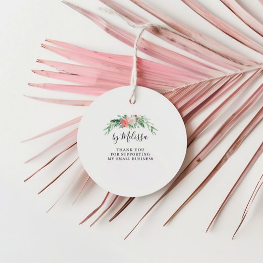 愛エレガントで手作りの水彩フローラ フェイバータグ