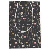 「愛エレガントで」フローラ ミディアムペーパーバッグ (正面)